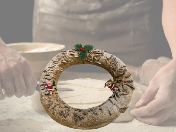 RB amandel kerstkrans bakpakket